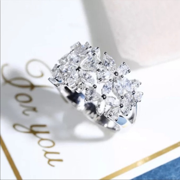 925 STERLING SILVER RING, CUTE RING, SHINY RING. - Picture 4 of 6